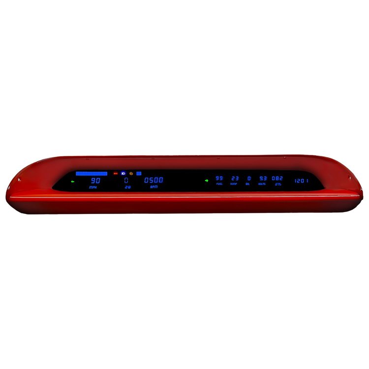 DP1204B LED Digital Replacement Dash Kit for 1963-1964 Chevy Impala [Blue]