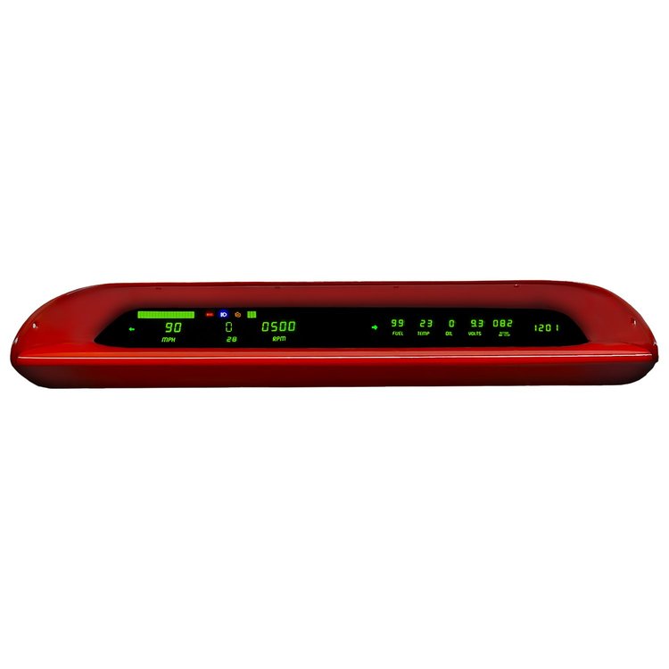 DP1204G LED Digital Replacement Dash Kit for 1963-1964 Chevy Impala [Green]