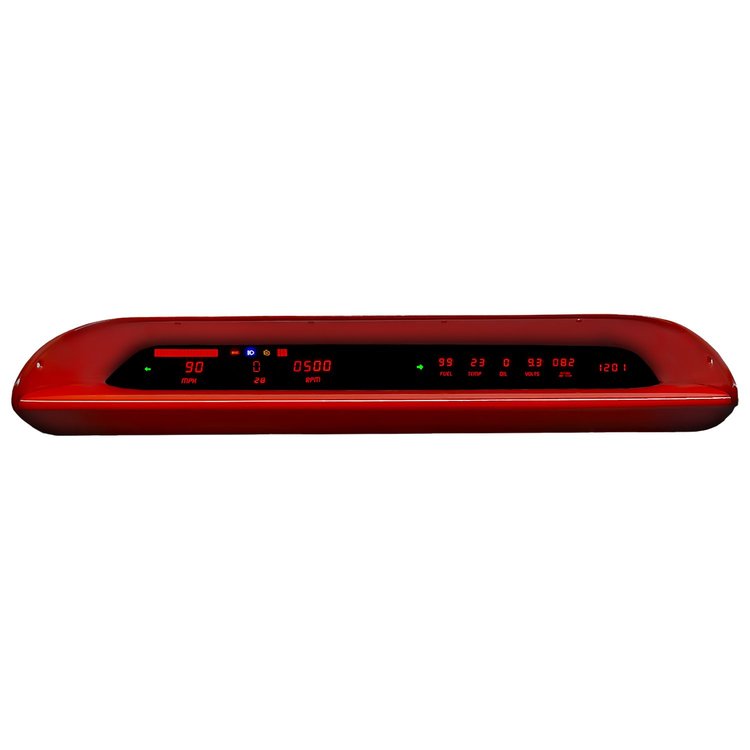 DP1204R LED Digital Replacement Dash Kit for 1963-1964 Chevy Impala [Red]