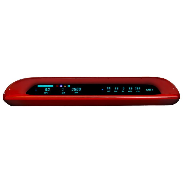 DP1204T Digital Replacement Dash Kit for 1963-1964 Chevy Impala [Teal]