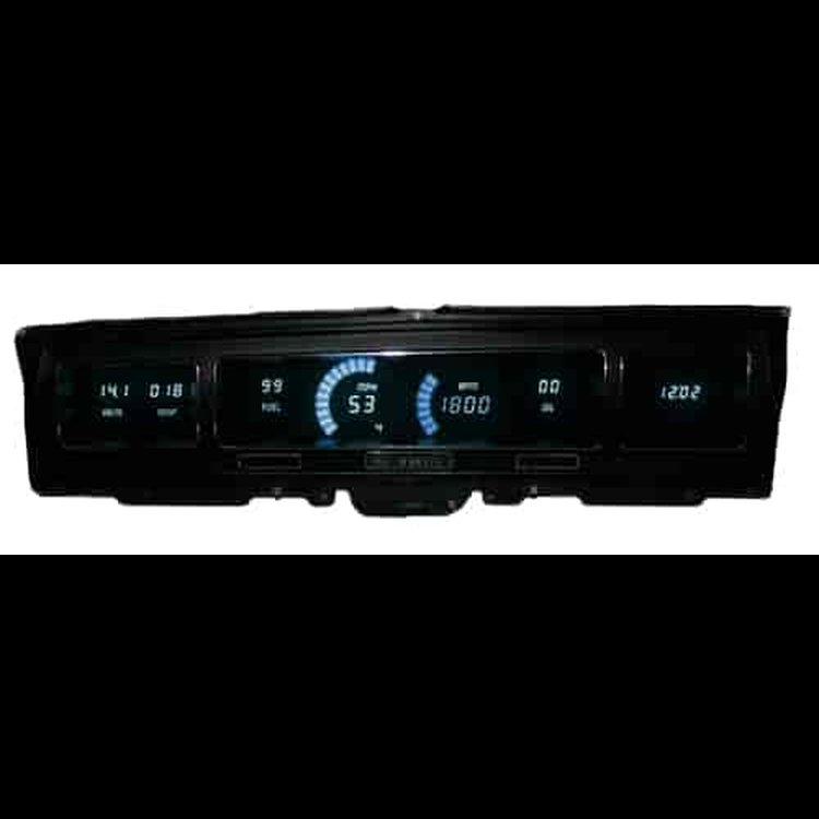 LED Digital Dash Kit 1968 Impala/Caprice - Blue