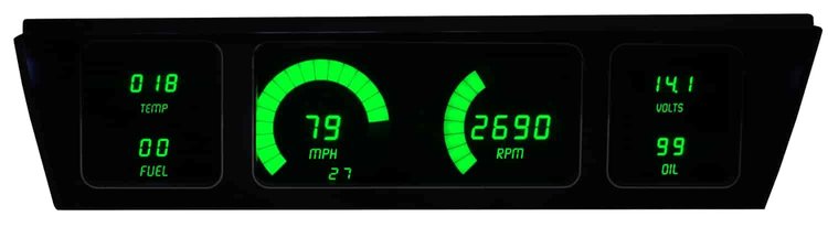 LED Digital Dash Kit 1977-1990 Impala/Caprice - Green