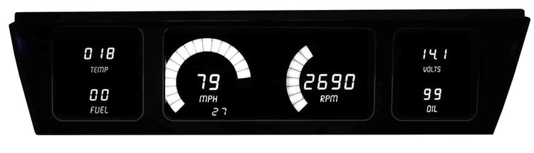 LED Digital Dash Kit 1977-1990 Impala/Caprice - White