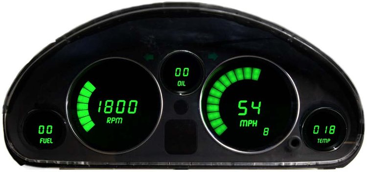 LED Digital Dash Kit 1990-1998 Mazda Miata - Green