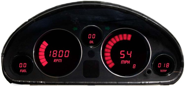 LED Digital Dash Kit 1990-1998 Mazda Miata - Red