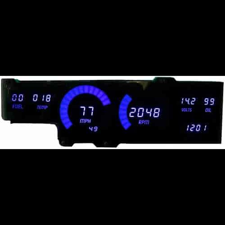 LED Digital Dash Kit 1978-1988 Oldsmobile Cutlass - Blue