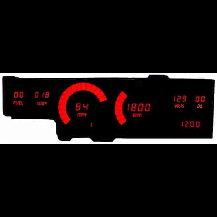 LED Digital Dash Kit 1978-1988 Oldsmobile Cutlass - Red