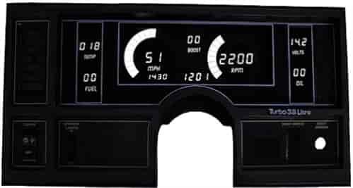 LED Digital Dash Panel Kit 1984-1987 Buick Regal - White