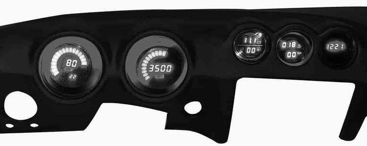 LED Digital Dash Kit 1970-1978 Datsun 240Z, 260Z, 280Z [White]