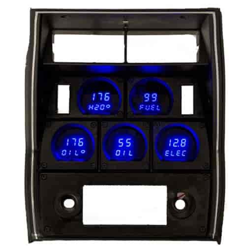 LED Digital Dash Kit for 1968-1977 Chevrolet Corvette [Blue]