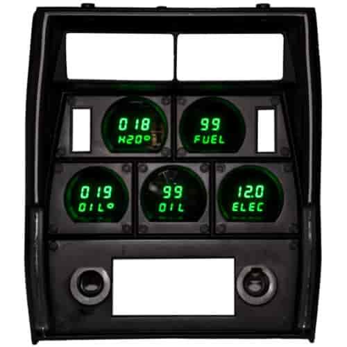 LED Digital Dash Kit for 1968-1977 Chevrolet Corvette [Green]