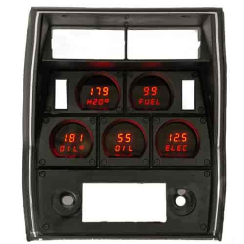 LED Digital Dash Kit for 1968-1977 Chevrolet Corvette [Red]