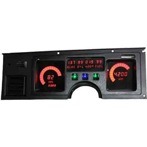 LED Digital Dash Kit 1984-89 Corvette Red