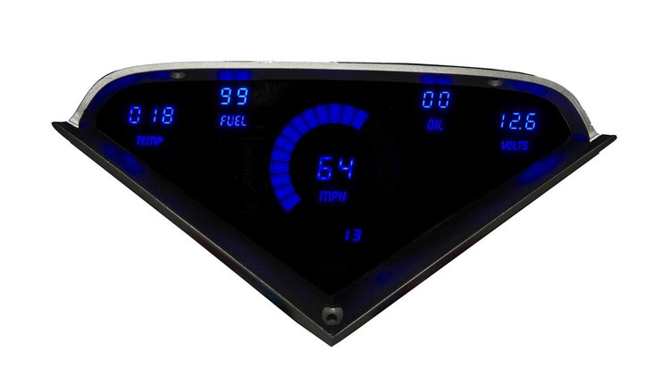 LED Digital Dash Kit For 1955-1959 Chevy Truck [Blue]