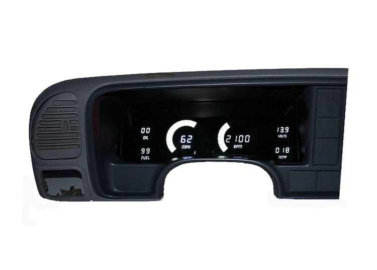 LED Digital Dash Kit For 1998-1999 Chevy Truck [White]