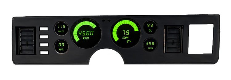 LED Direct Replacement Digital Bargraph Dash Kit for 1997-2001 Jeep Cherokee XJ [Green]