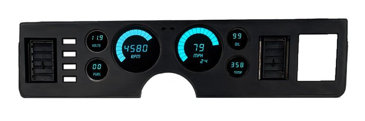 LED Direct Replacement Digital Bargraph Dash Kit for 1997-2001 Jeep Cherokee XJ [Teal]