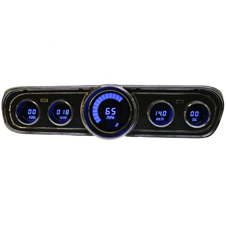 LED Digital Replacement Gauge Panel 1965-1966 Ford Mustang