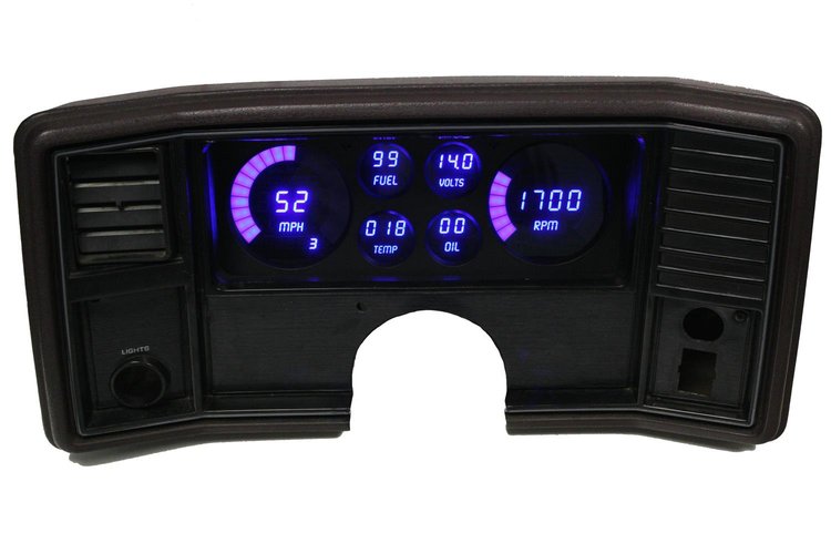 LED Digital Dash Kit 1978-1988 El Camino/Monte Carlo - Blue