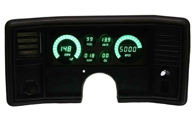 LED Digital Dash Kit 1978-1988 El Camino/Monte Carlo - Green