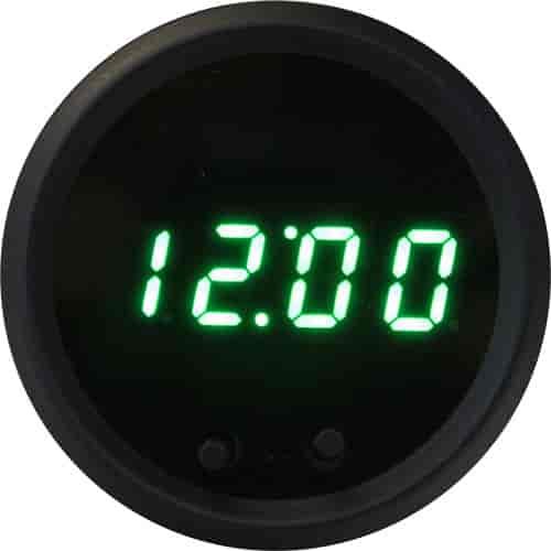 2-1/16" LED Digital Clock Programmable with (2) Push Buttons