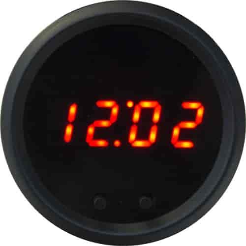 2-1/16" LED Digital Clock Programmable with (2) Push Buttons