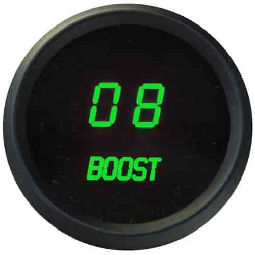 2-1/16" LED Digital Boost Gauge Includes Sender