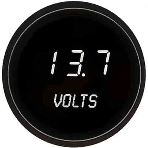 2-1/16 in. LED Digital Voltmeter Gauge 7.0-25.5 Volts