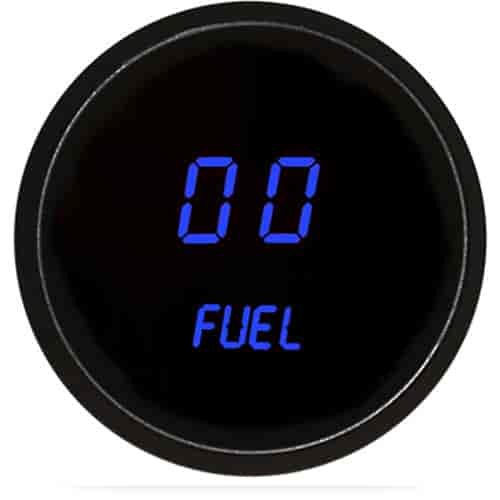 2-1/16" LED Digital Fuel Level Gauge 0-99% Read Out