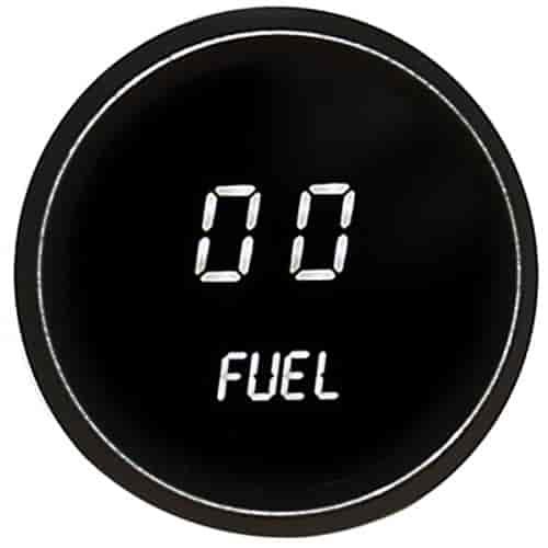 2-1/16" LED Digital Fuel Level Gauge 0-99% Read Out