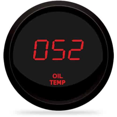 2-1/16" LED Digital Oil Temperature Gauge 50-350° Fahrenheit