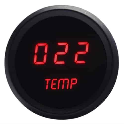 2-1/16" LED Digital Water Temperature Gauge 50-350° Fahrenheit