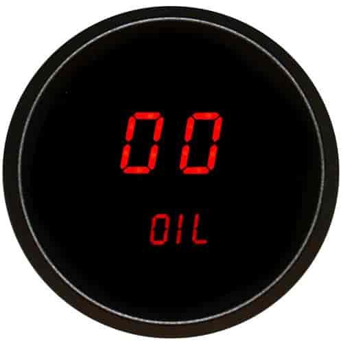 2-1/16" LED Digital Oil Pressure Gauge 0-99 psi