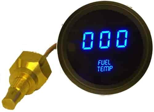 2-1/16" LED Digital Fuel Temperature Gauge 0-300 Degrees Fahrenheit