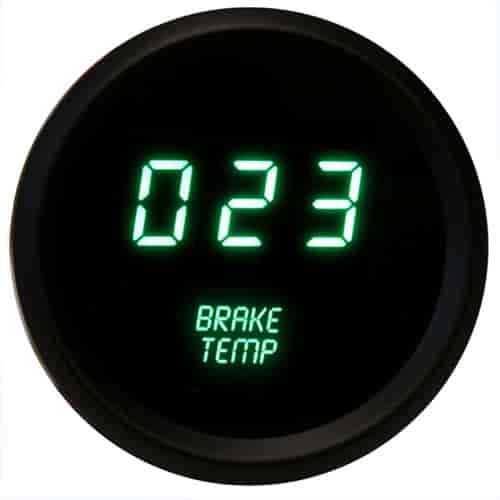 2-1/16" LED Digital Brake Temperature Gauge 50 to 250° Fahrenheit