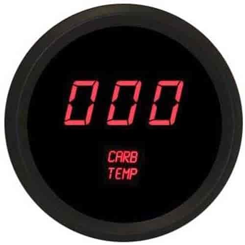 2-1/16" LED Digital Carburetor Temperature Gauge 50 to 250° Fahrenheit