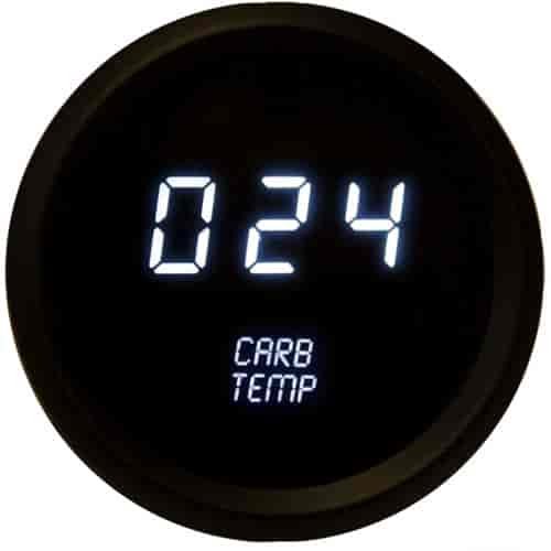 2-1/16" LED Digital Carburetor Temperature Gauge 50 to 250° Fahrenheit