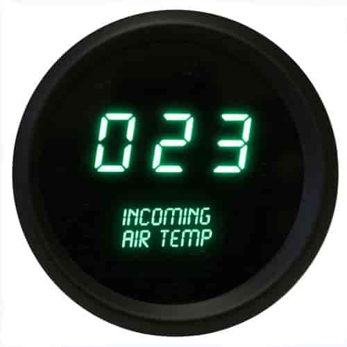 2-1/16" LED Digital Incoming Air Temperature Gauge 50 to 250° Fahrenheit