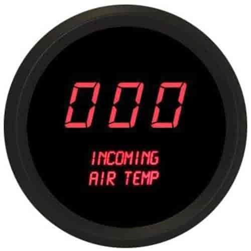 2-1/16" LED Digital Incoming Air Temperature Gauge 50 to 250° Fahrenheit