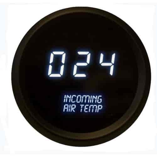 2-1/16" LED Digital Incoming Air Temperature Gauge 50 to 250° Fahrenheit
