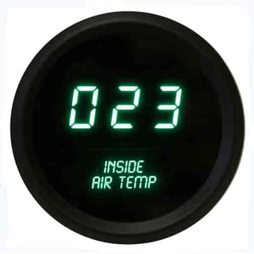 2-1/16" LED Digital Inside Air Temperature Gauge 50 to 250° Fahrenheit