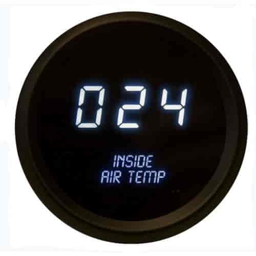 2-1/16" LED Digital Inside Air Temperature Gauge 50 to 250° Fahrenheit