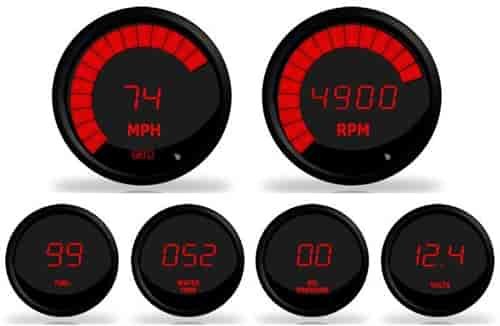 LED Digital Multi-Gauge Set
