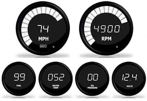 LED Digital Multi-Gauge Set