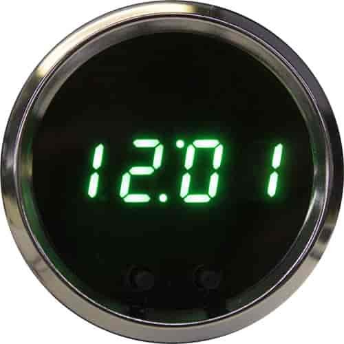 2-1/16" LED Digital Clock Programmable with (2) Push Buttons