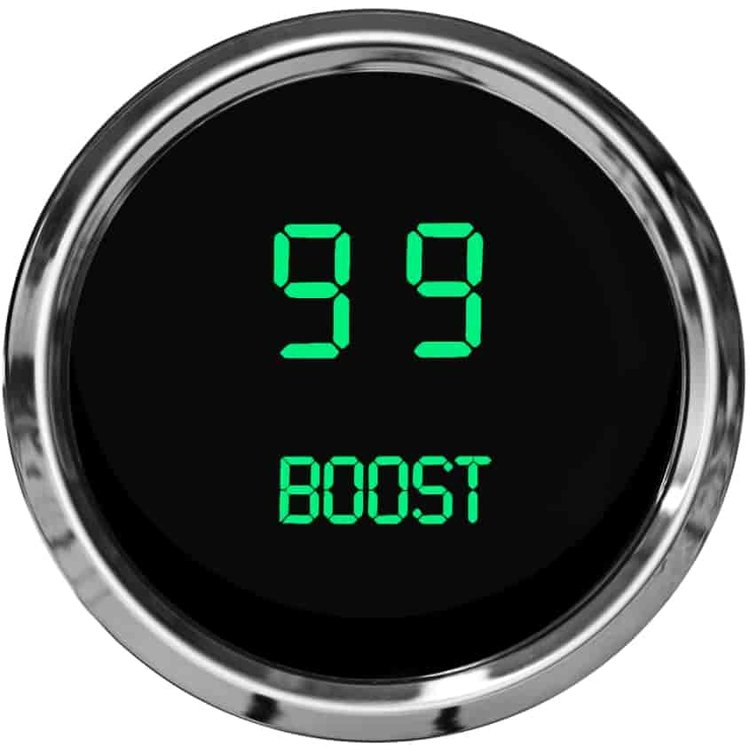 2-1/16" LED Digital Boost Gauge Includes Sender