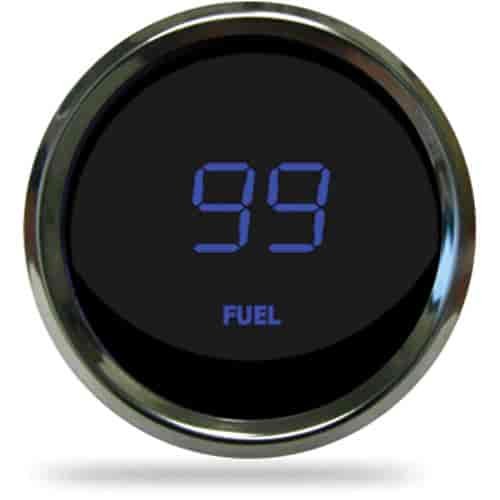 2-1/16" LED Digital Fuel Level Gauge 0-99% Read Out
