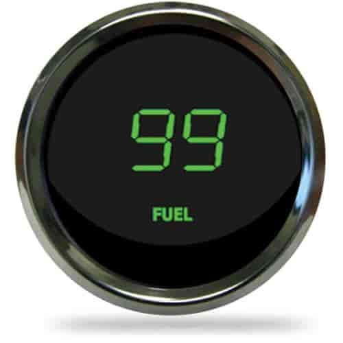2-1/16" LED Digital Fuel Level Gauge 0-99% Read Out