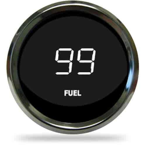 2-1/16" LED Digital Fuel Level Gauge 0-99% Read Out