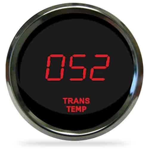 2-1/16" LED Digital Transmission Temperature Gauge 50-350° Fahrenheit
